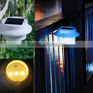 NEW Solar Powered Wall Pathway Lighting / Fence Gutter Outdoor Solar Garden Yard LED Light thumbnail-1