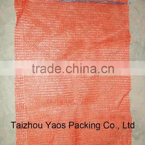 Orange Red PE Raschel Mesh Bag Red Onion Mesh Bags thumbnail-1
