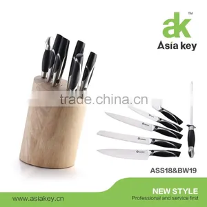 Popular and Premium 7pcs Knives Set With Wooden Stand For Kitchen thumbnail-1