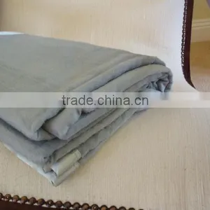 Silk Throw With Fringe Silk Blanket thumbnail-2