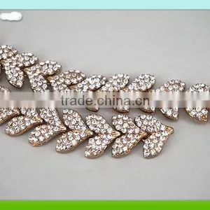 Cheerfeel Bling Bling Decorative Cheap Rhinestone Chain Trim thumbnail-5