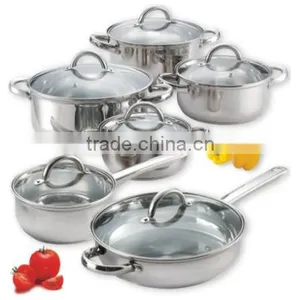 Cook N Home 12-Piece Stainless Steel Set thumbnail-1