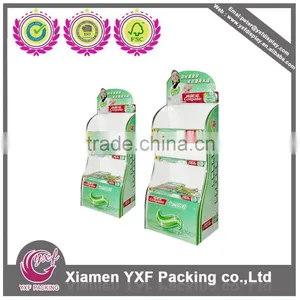 High Quality Corrugated Paper Floor Display With Custom Design thumbnail-1