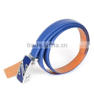 2016 Fashion Women Genuine Leather Belt With Automatic Buckle thumbnail-2