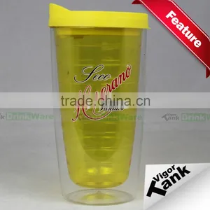 Double Walled Reusable Plastic Tumbler thumbnail-1