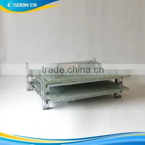 Big Volume Metal Container Box Pallet Cargo Cage With Cover thumbnail-4