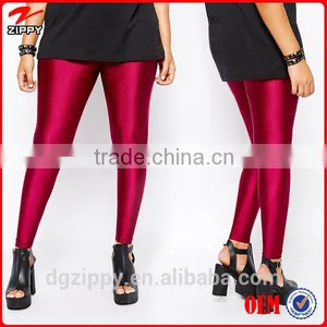 China Clothing Manufacturer Wholesale High Waist Curve Legging In Shimmer Disco thumbnail-1