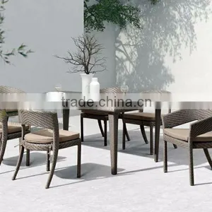 Evergreen Wicker Furniture - Wicker Dining Chair Outdoor thumbnail-1