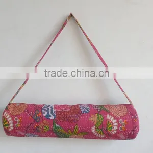 Cotton Embroidery Yoga Bag Traditional Yoga Mat Bag Unisex Cross Body Bag Yoga Mat Bag Hippie Cross Body Bag Shoulder Bag thumbnail-2