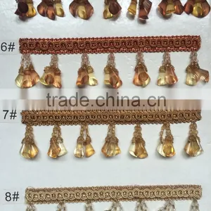 [YZLACE] Tassels Lace Curtains Wholesale 10080 thumbnail-2