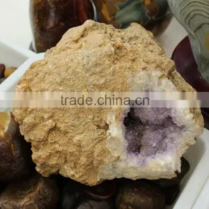 Natural Rough Amethyst Agate Geode thumbnail-1