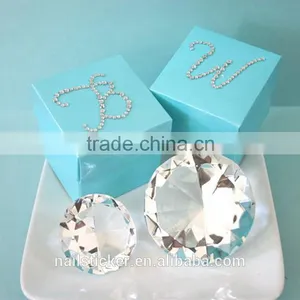 Custom High Quality Bling Letter Rhinestone Sticker Sheets 3d Acrylic Self-adhesive Sticker Glitter Letter Diamond Sticker thumbnail-2