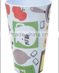 100% Melamine 14oz Tumbler With Decal thumbnail-1