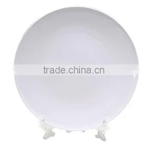 6 Inch Polymer White Plate (Luminous) / Polymer Plates/ Luminous Plate/ Plate for Sublimation/ Good Decorated Plate thumbnail-1