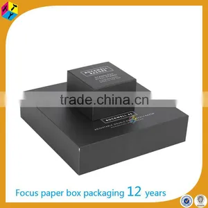 Plain Cosmetic Product Black Custom Box Printing thumbnail-1