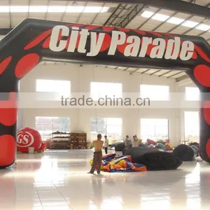Best Price New Design Advertising PVC Inflatable Finish Line Arch thumbnail-1