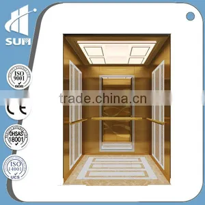CE Approved Capacity 630-1600kg Elevator Cabin Decoration thumbnail-1