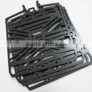 Quality 100% Carbon Fibre Sheet Cnc Parts Engineered for UAV Aircraft Structural Applications thumbnail-4