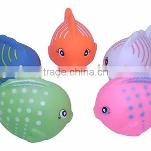 Plastic Toy,Plastic Squeeze Animal Toy,Squeeze Fish ,Bath Toy,Floating Fish,Squirt Toy, thumbnail-1