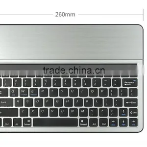 Slim Aluminum Keyboard Wireless Bluetooth Keyboard Case Cover for Apple IPad Mini thumbnail-3