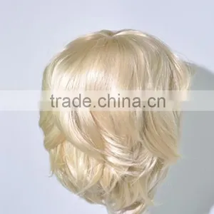 Hot Selling Natural Short Wave Blond Synthetic Wig N273 thumbnail-3