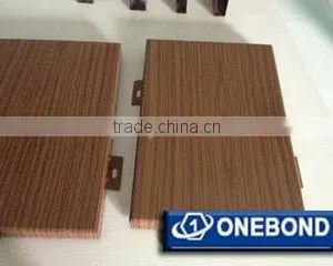 Wooden Color Aluminum Panel/Aluminum Decorating Plate for Wall/interior Wall Panels thumbnail-1