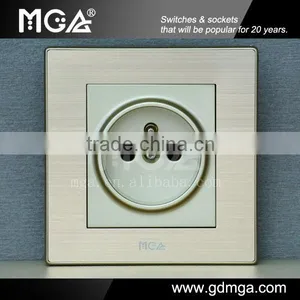 Metal Screen French Type Wall Socket thumbnail-1