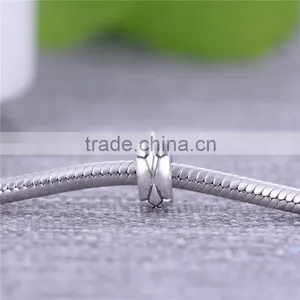 STY004 Silver Clip On Lock Stopper Beads Fit Snake Charm Bracelet thumbnail-4