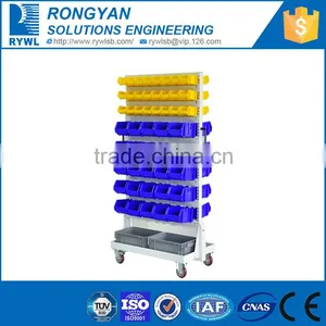 Double Side Bins Cart Trolley/small Parts Storage Racks thumbnail-2