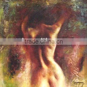 Ready to Hang Beautiful Woman Back Nude Oil Painting Canvas thumbnail-1