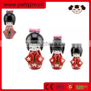 Pure Handmade Craft Purplish Red Baby Kimono Set for Gifts or Decoration Made in China thumbnail-1