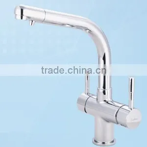 High Quality Taiwan Made Single Lever Kitchen Stainless Steel Water Tap Faucet thumbnail-1