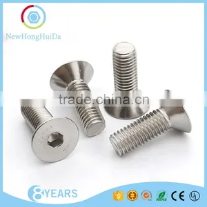 Wholesale 304 Stainless Steel Hex Socket Countersunk Head Machine Screw thumbnail-1
