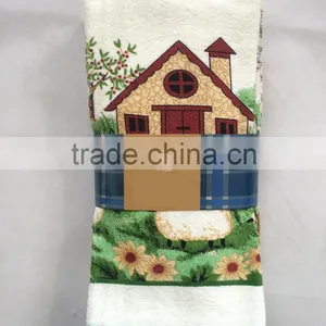 Christmas Kitchen Towel Print Cotton Tea Towel Dish Towel China Supplier Kitchen Textiles Buying in Bulk Wholesale thumbnail-5