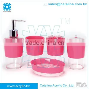 Tooth Brush, Set or Separate of Tumbler Cotton Jar Lotion Dispenser Soap Dish Acrylic Bathroom Accessory thumbnail-4