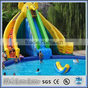 2015 Playground Equipment China Children Inflatable Pool With Slide for Adults thumbnail-1
