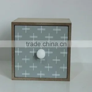 Small, Storage, Grey and Functional Wooden Drawer thumbnail-1