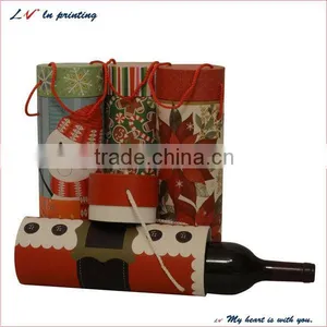 Hot Sale Christmas Wine Bottle Gift Box Made in Shanghai thumbnail-1