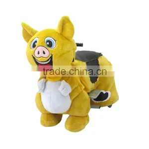 Popular Coin Operated Plush Electrical Toy Car, Electrical Walking Animal Car for Kids Ride on thumbnail-4