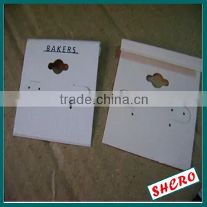 Fashion Custom White Plastic Earring Card thumbnail-1