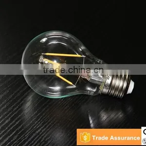 Wholesale Edison Style 4W E26/E27 A60 Dimmable LED Filament Bulb CE/RoSH/TUV/FCC/UL 798 thumbnail-1