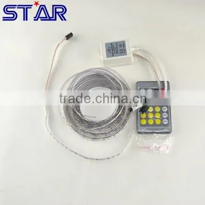 IP65 Drip Glue Waterproof 2700K to 13000k 12V 120led/m LED Stripe Adjustable CCT thumbnail-3