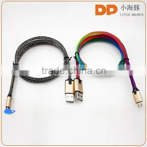 Fast Charging Cable Shoelace Micro Usb Cable Charger Usb Cable for Cellphone thumbnail-5