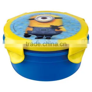 3D Lenticular Printing Plastic Food Storage Box, BPA Free Snack Pot, Kids Take Away Container Plastic Food Box thumbnail-1