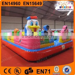 Cartoon Inflatable Fun City Used Children Commercial Indoor Playground Equipment thumbnail-1