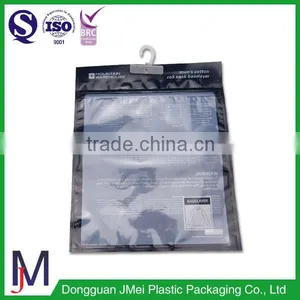 China Factory Plastic Clothes Packaging Bag/ Transparent Pvc Zipper Clothes Bag thumbnail-1