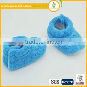 2016 Hot Sale High Quality Boy Girl Comfortable Soft Sole Warm Winter House Baby Walking Shoes thumbnail-1