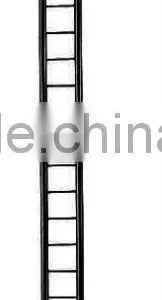 Chrome Metal Pipe Clothing Ladder Rack thumbnail-1