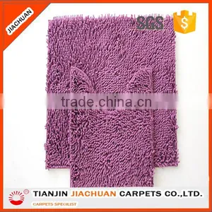 Wholesale Thin Pvc Back Microfiber Chenille Bath Mat thumbnail-3