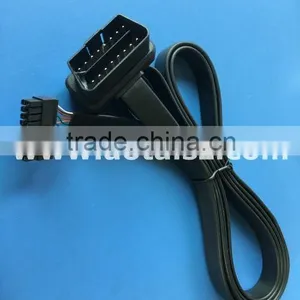 Flat Ribbon OBD-II Male to 2x8 16 PIN Housing Connector Cable thumbnail-1